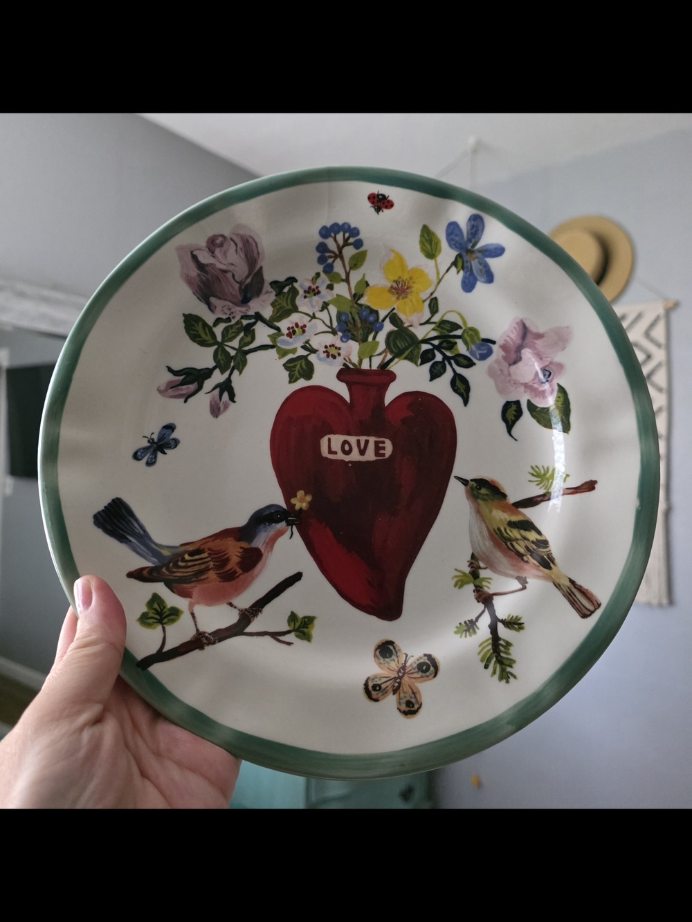 Anthropologie Nathalie Lété Heritage dinner plate